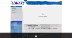 Desktop Screenshot of pavicer.it
