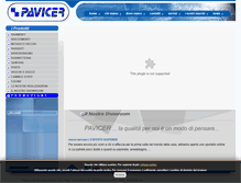 Tablet Screenshot of pavicer.it